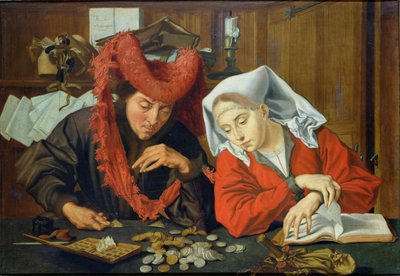 Der Bankier und seine Frau, 1538 von Marinus van Roejmerswaelen